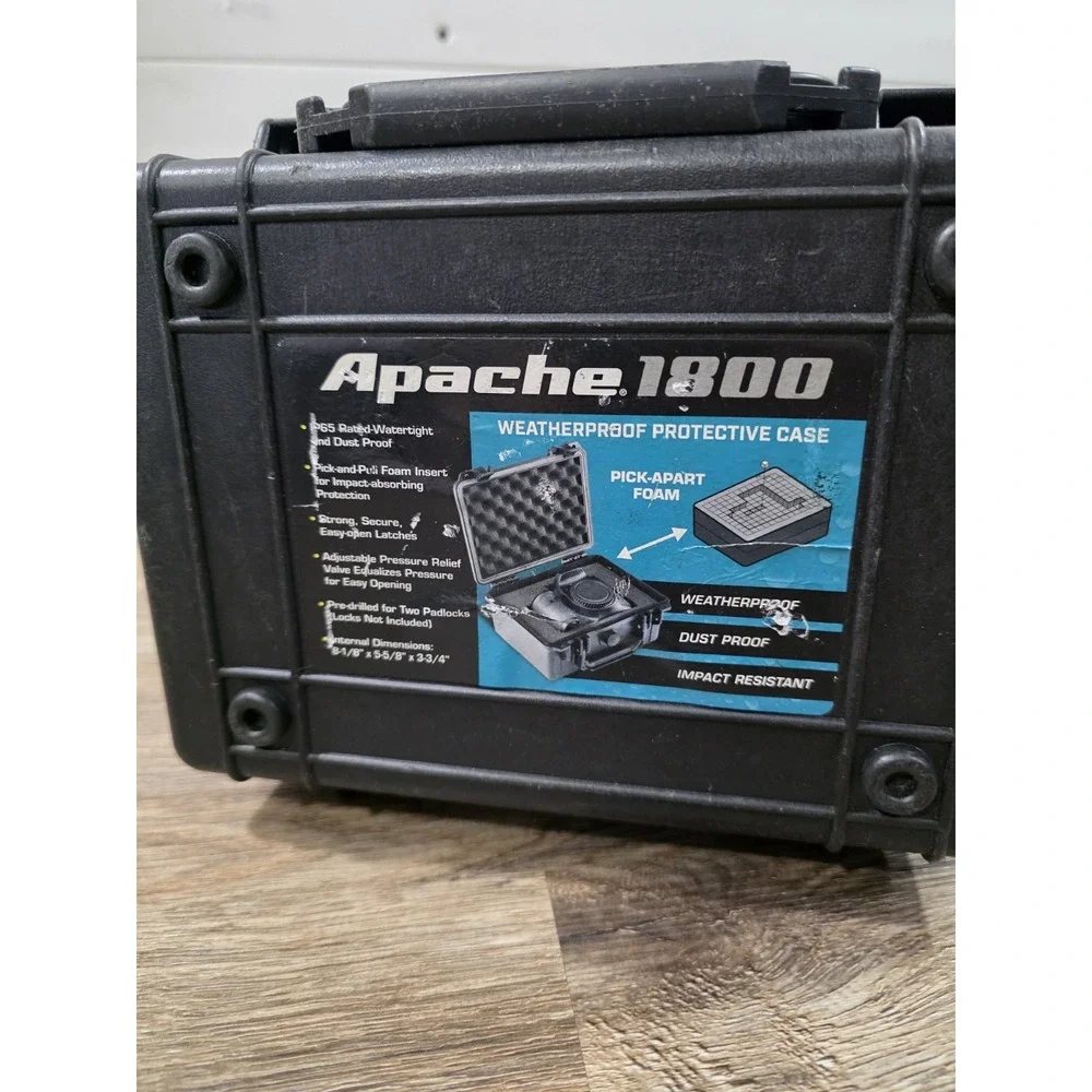 Apache 1800 Weatherproof Protective Hard Case